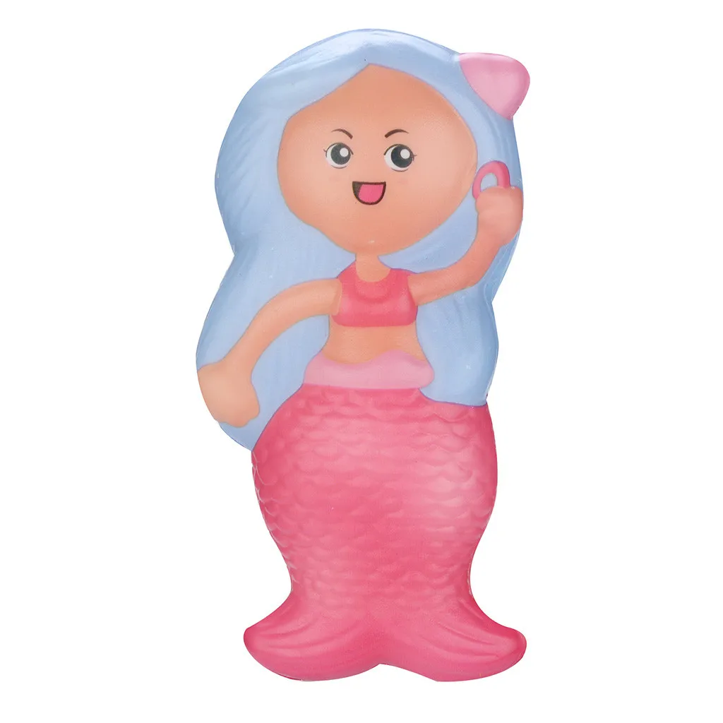 Squishies Toy Kawaii Mermaid Slow Rising Cream Scented Stress Relief Toys Gifts silicone squishy Squeeze Toy scuishies blandos