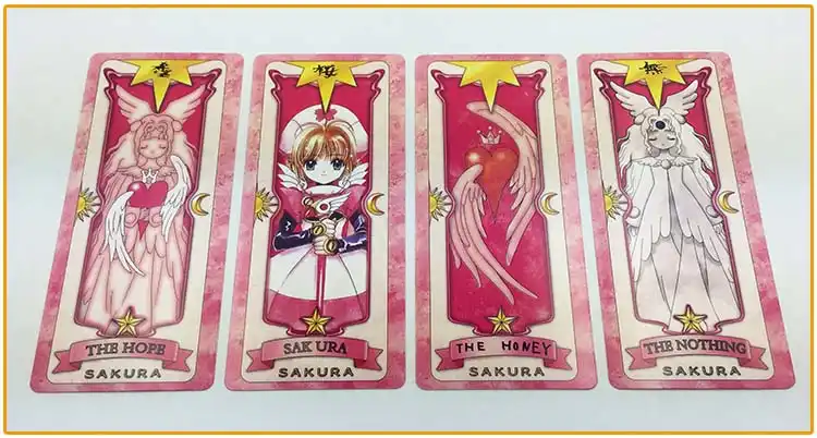 アニメカードキャプターさくらカードキャプタークロウカードマジックブック 56個タロットカードコスプレプロップカードゲームアニメ腕漫画 Cosplay Props Book Bookbook Magic Aliexpress
