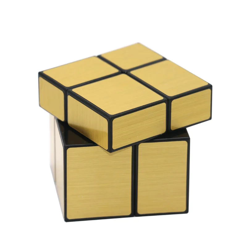 QIYI гладкий зеркальный 2x2x2 магический куб скоростной пазл 2x2 Обучающие игрушки