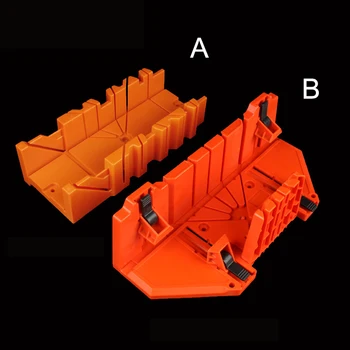 

Wood Angle Cutting Saw 0/22.5/45/90 Degree Clamping Mitre Box Cabinet Case Woodworking Tool WWO66