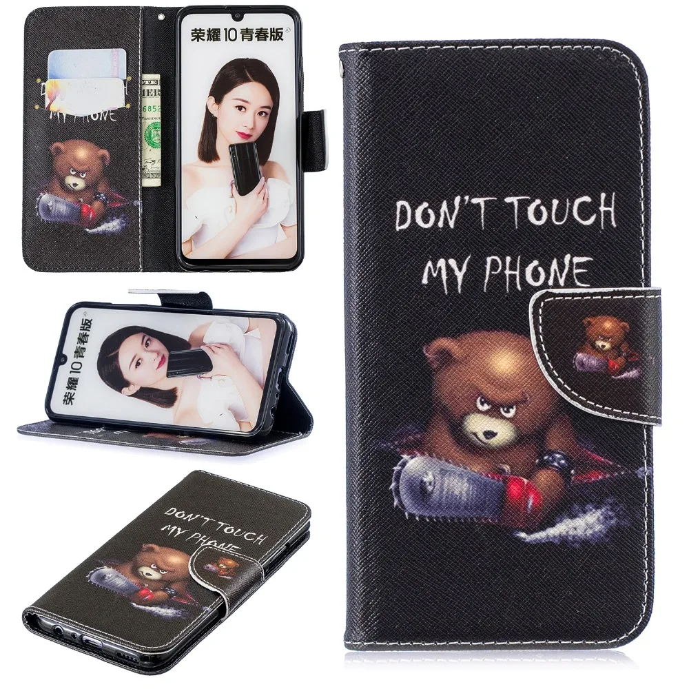 Флип чехол для fundas Huawei P Smart 2019 Honor 10 Lite Mate 20 Nova 2i 3i Y5 Y6 Y7 Y9 2018 Etui Fundas|Чехлы-портмоне| |