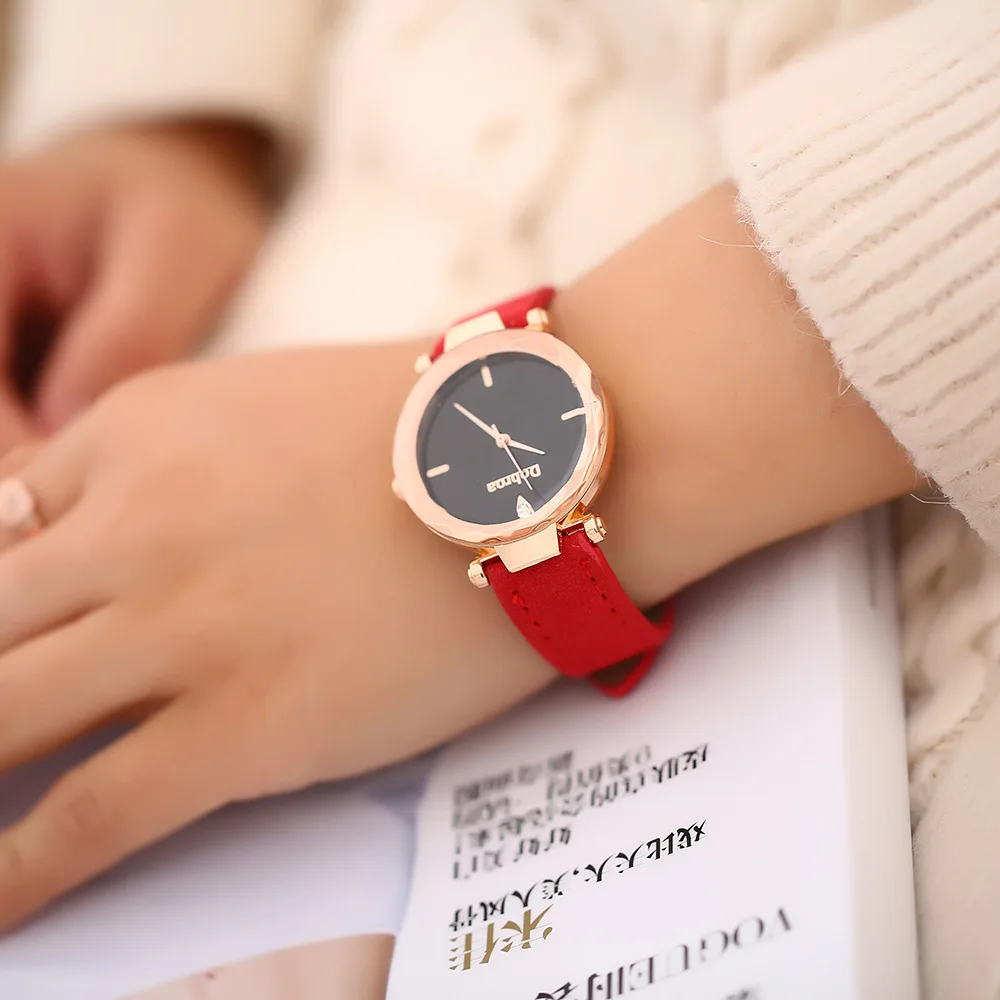 DOBROA Лидирующий бренд Роскошные женские кварцевые часы для женщин модные повседневные женские наручные часы Relogio Feminino