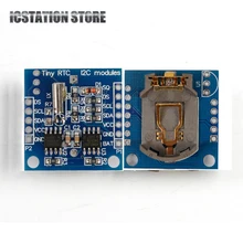 2PCS AT24C32 Real Time Clock RTC I2C DS1307 Module for Arduino UNO AVR ARM PIC 51 ARM 24C32