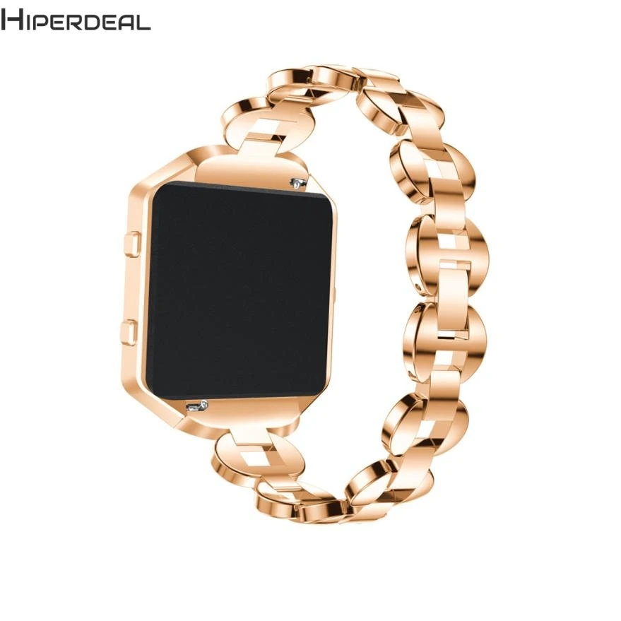 

HIPERDEAL New Replacement Stainless Steel Watch Band Strap with Metal Frame for Fitbit Blaze 17Dec21 Dropshipping F
