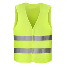 Спецодежда унисекс дорожное руководство Велоспорт Бег весь год ночь, руководство, полоса v-образным вырезом светоотражающий жилет свободный