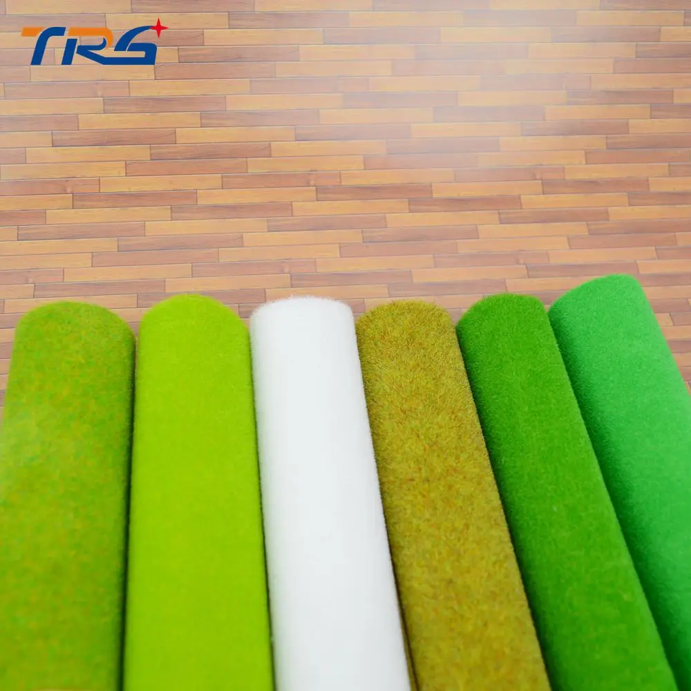 Teraysun HO O N scale 0.5x2.5m grass mat scale 2pcs/lot model green