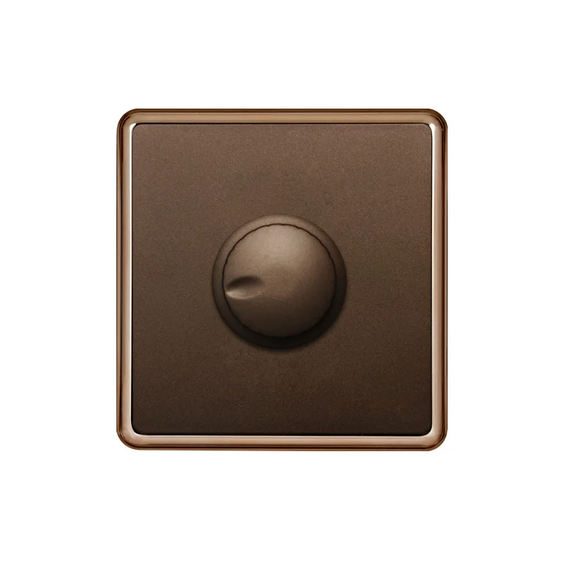 86 Type Dimmer Switch, Dark Champagne Gold color Dimmable lighting Lamp
