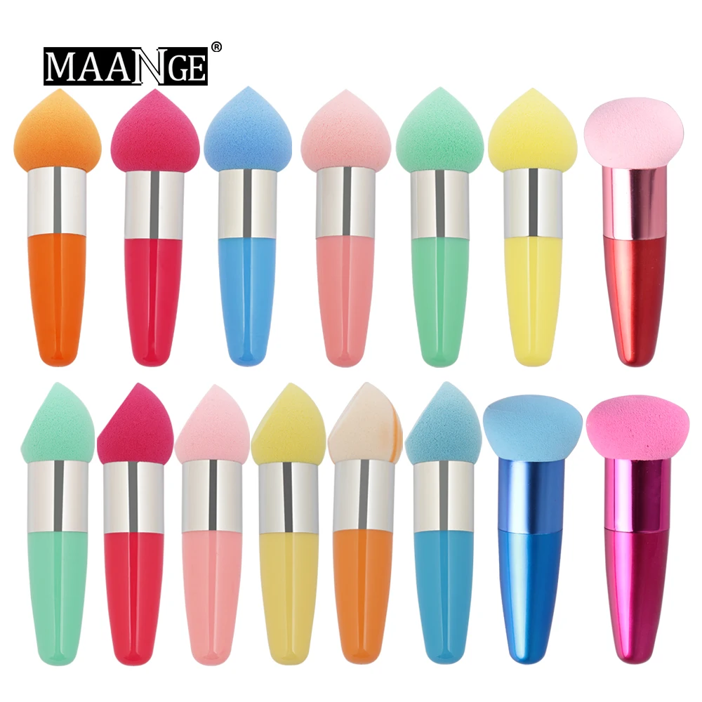 

Promotion 1pcs Makeup Sponge Foundation Cosmetic Puff Powder Smooth Beautiful Make Up Cosmetic Sponge Random Color