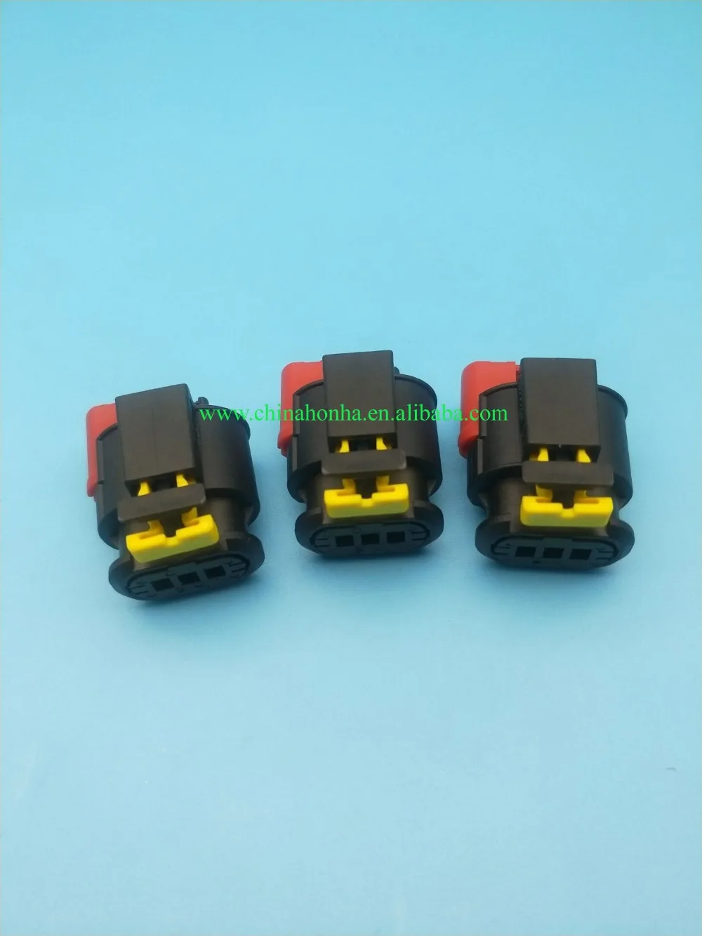 Spedizione Gratuita 2Set 3Pin Tyco Auto Cablaggio Sigillato Sensore Carburante/Diesel Iniettore Bobina Di Accensione Connettore 284425-1/284426-1