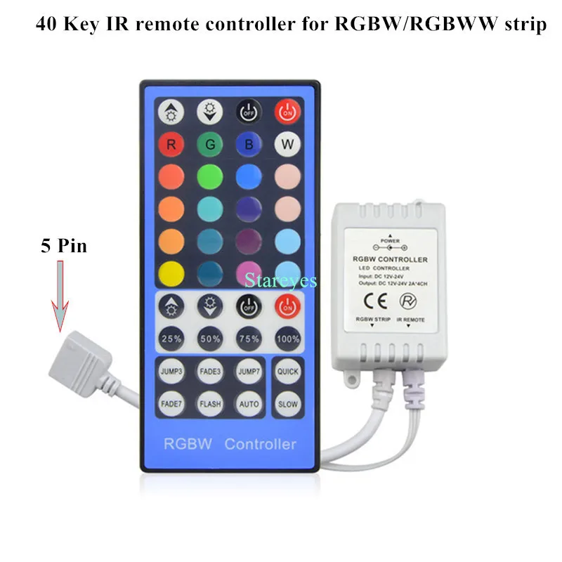 Лента светодиодная RGB RGBW RGBWW IP20 IP65 60 Светодиодный одов/м 1 шт. 5 м SMD 5050 300 с пультом