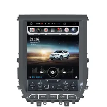 12," Тесла стиль Android 8,1 Автомобильная dvd-навигационная система для Toyota Landcruiser land cruiser lc200 PX6 4G Оперативная память ips