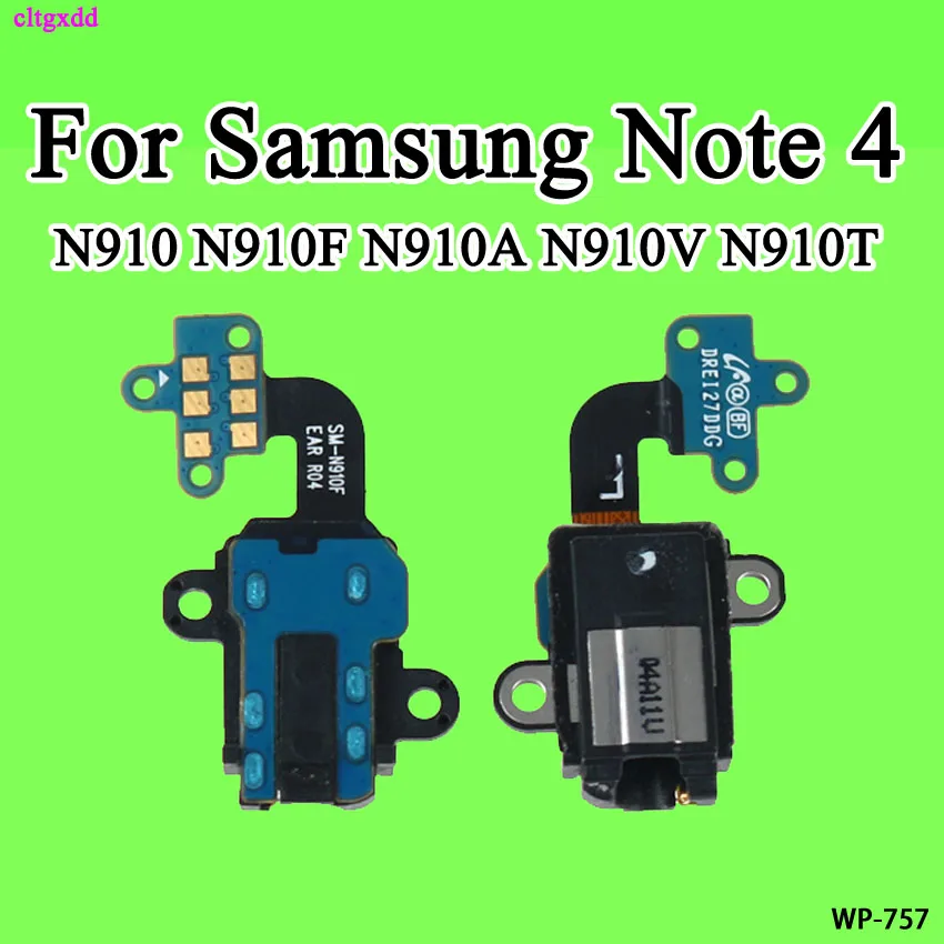 

Earphone Audio Jack Headphone Socket Headset Plug Port Connector Flex Cable For Samsung Galaxy Note 4 N910F N910A N910V N910T