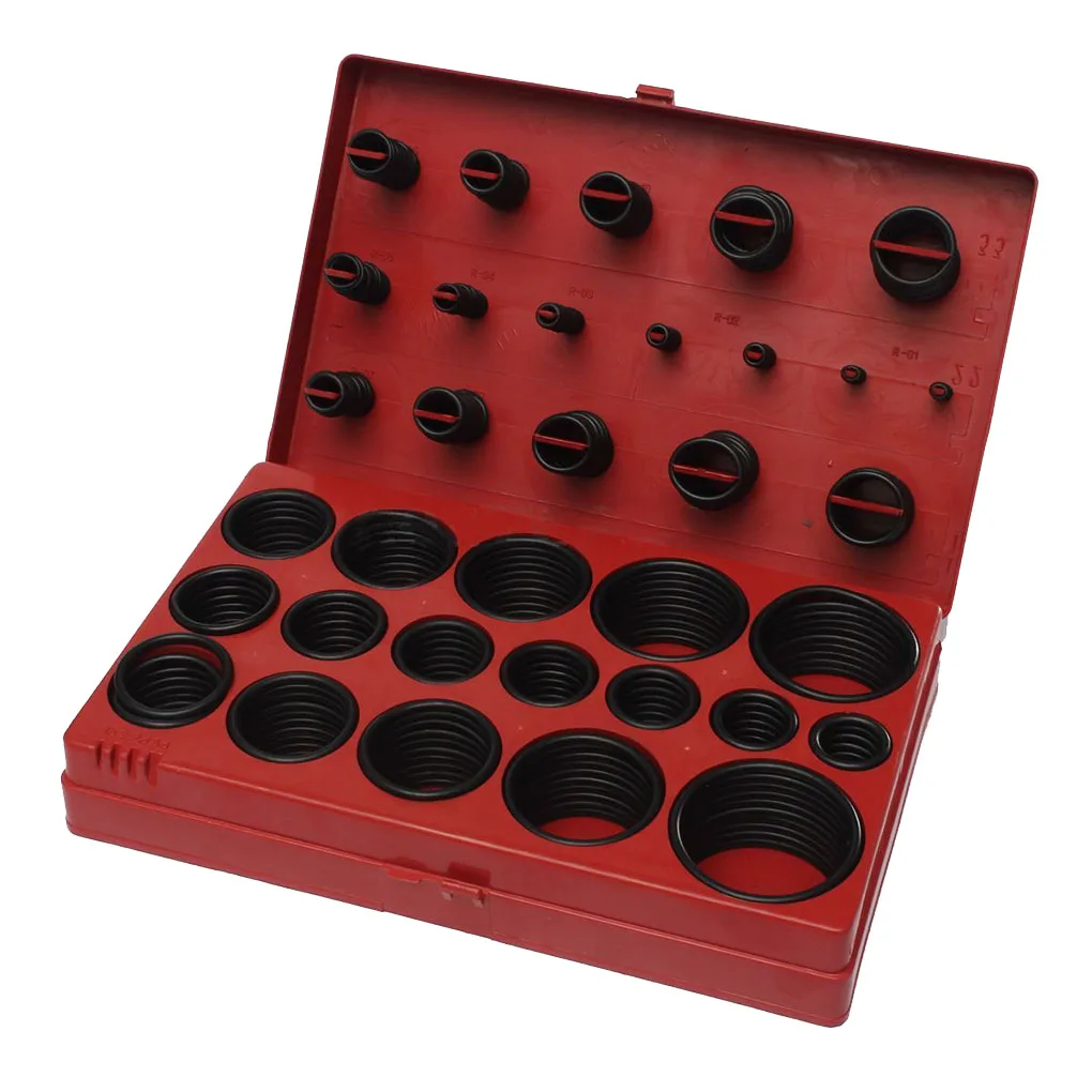 

419Pcs Rubber O Ring Set Black R01-R32 Oring Seal Gaskets Plumbing Garage Assortment Set Kit