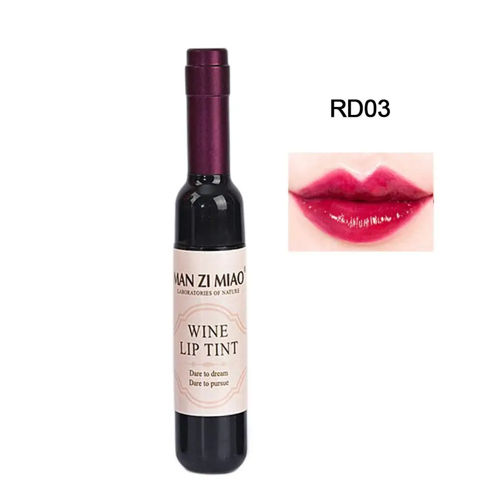 

Sexy Long Lasting Waterproof Wine Bottle Liquid Lipstick Lip Gloss Cute RD03
