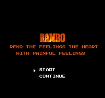 

Rambo Region Free 60 Pin 8Bit Game Card For Subor Game Players