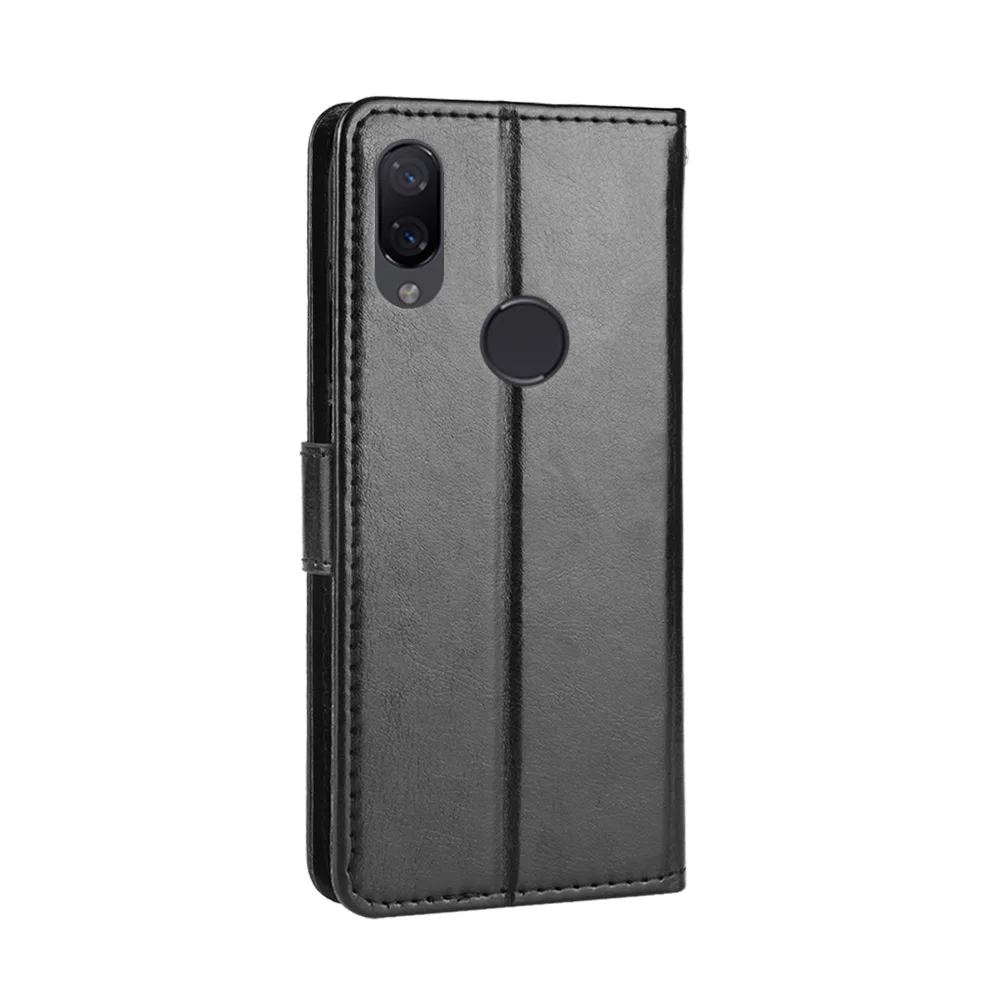 Ремешок из искусственной кожи для Xiaomi Redmi 7 чехол Роскошный кошелек флип