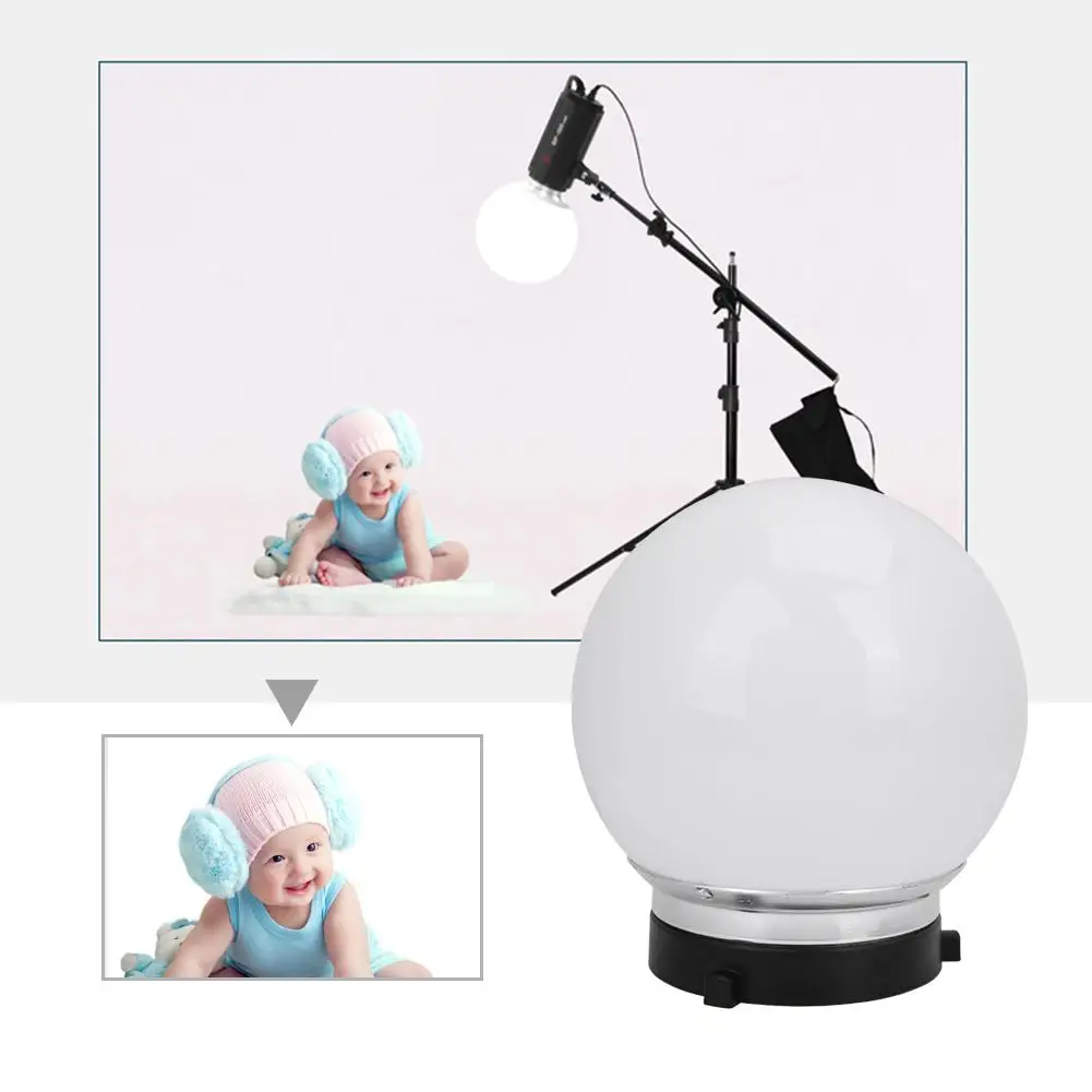 15 см Универсальный фон для фотосъемки софтбокс рассеиватель шаровой свод студийный софтбокс аксессуары для маленьких детей