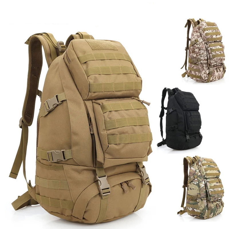 

Multifunction Military Rucksack Large backpack Water-proof Oxford Bucket Shoulder Bags and Travel Mountaineering Backpack
