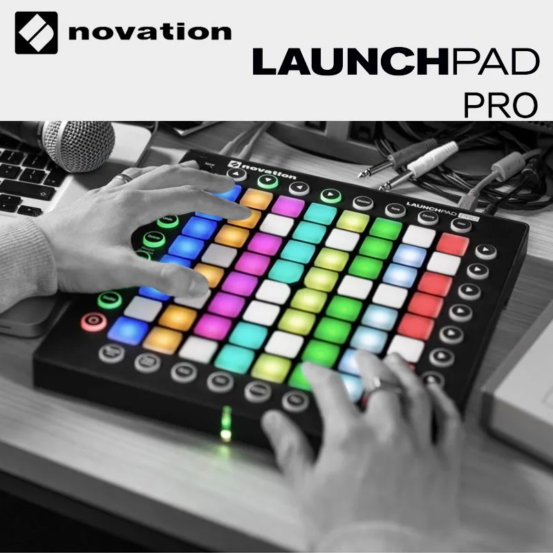 Novation Launchpad Pro светодиодный отзывы MIDI контроллер клавиатуры USB DJ ударные колодки сценический микшер