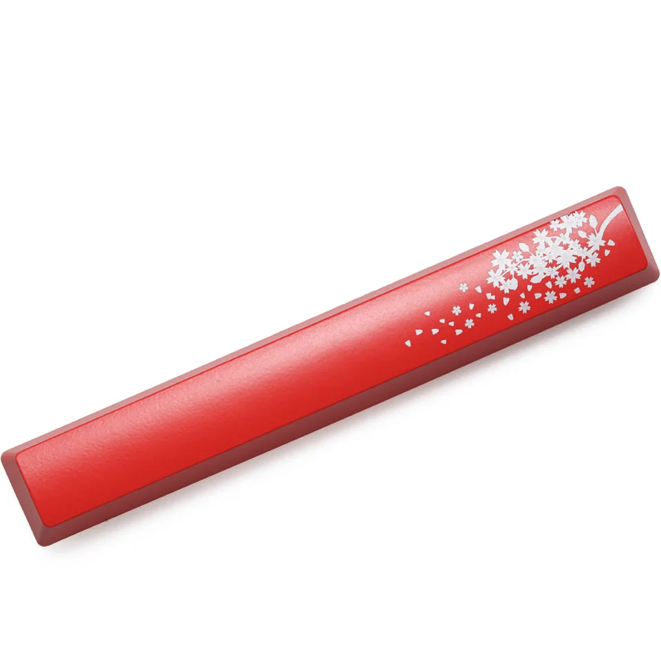 Novelty Shine Through spacebar Keycaps ABS Etched Black red Custom Mechanical Keyboards Light Dormitory Sound Asleep icon Red Spacebar Dor x1
