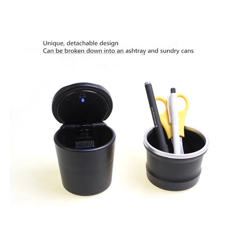 Vehicle mounted LED ashtray, vehicle dust storage device for Toyota  Camry Corolla RAV4 Yaris Highlander Car Accessories