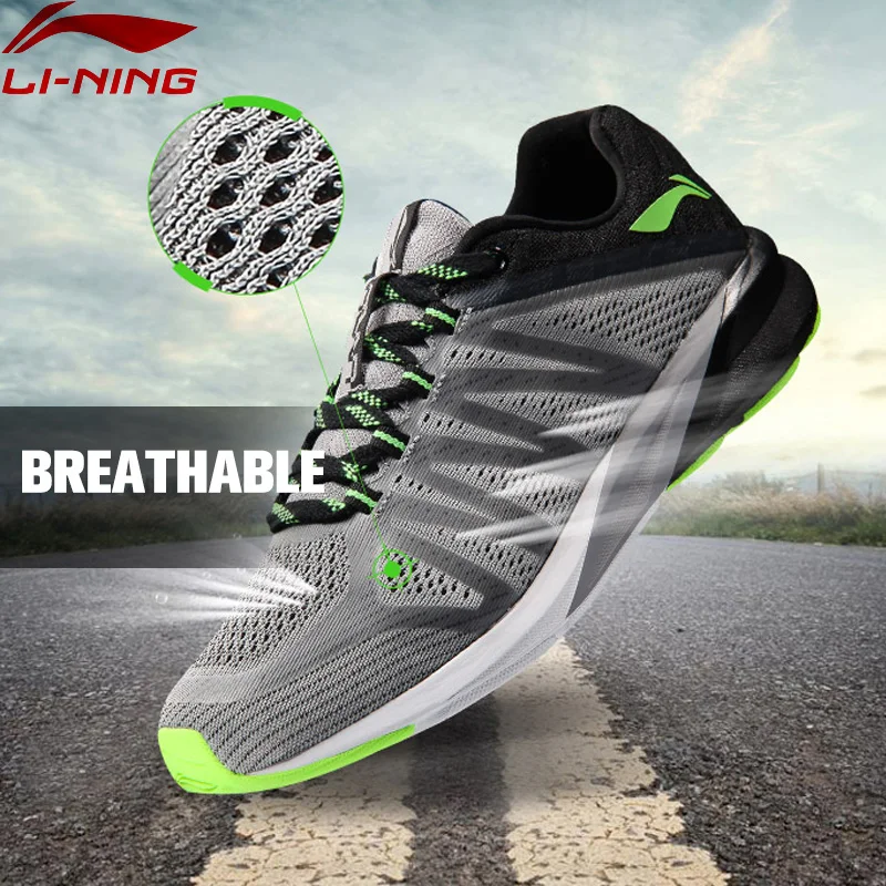 

Li-Ning Men's Colorful Cushion Running Shoes Breathable Light Sneakers TPU LiNing Sports Shoes ARHM011 XYP495