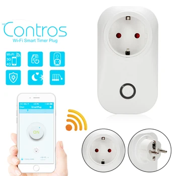 

S20 WIFI Smart Socket Wireless Switch Smart Home Automation Module Timer Diy Wifi Switch EU Plug Remote Controller