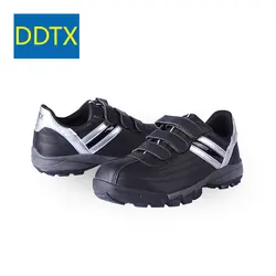 DDTX сталь безопасная обувь для мужчин комфорт легкий Нескользящие рабочая обувь женщин Рабочая Спортивная Черный, белый цвет