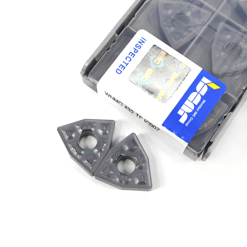 

10PCS WNMG080408 TF IC907 External Turning Tools Carbide insert Lathe cutter Tool Tokarnyy turning insert