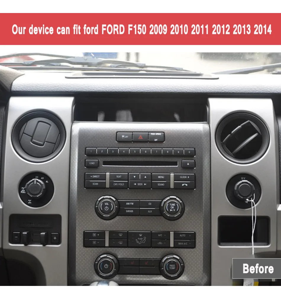 Clearance Android 9.0 Car DVD Player for Ford F150 3/4G wifi DVR Tape Recorder f150 car radio f150 dvd 2009 2010 2011 2013 2014 head unit 1