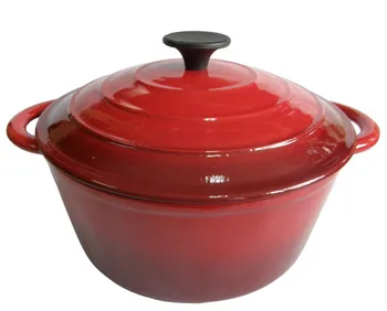 

Enamel pot cast iron stew pot