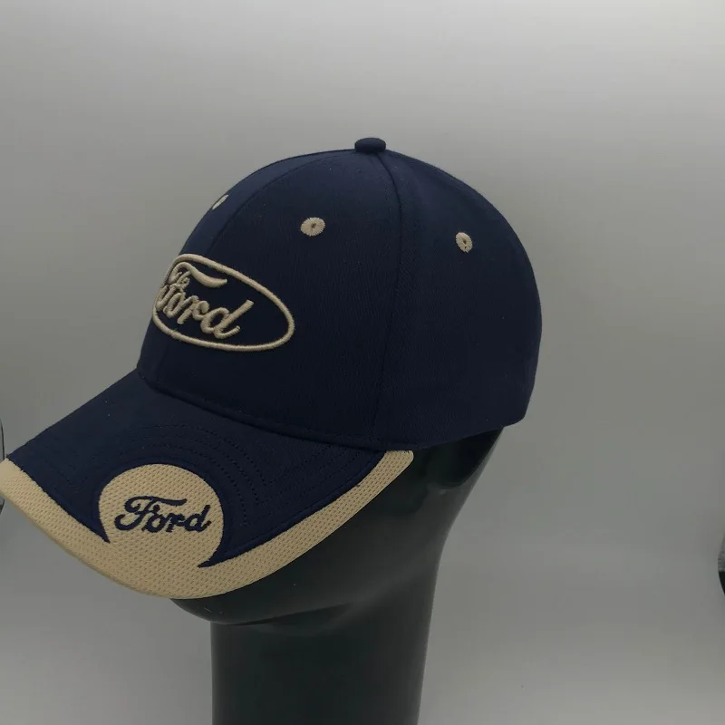 Новинка 2019 3D Кепка Ford бейсболка с логотипом автомобиля регулируемая бейсбольная