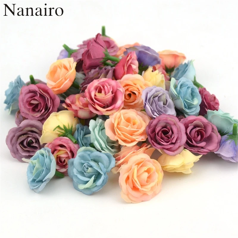 10pcs 3cm Mini Rose Cloth Artificial Flower For Wedding Party Home Room Decoration Marriage Shoes Hats Accessories Silk Flower 10pcs 3cm Mini Rose Cloth Artificial Flower For Wedding Party Home Room Decoration Marriage Shoes Hats Accessories Silk Flower
