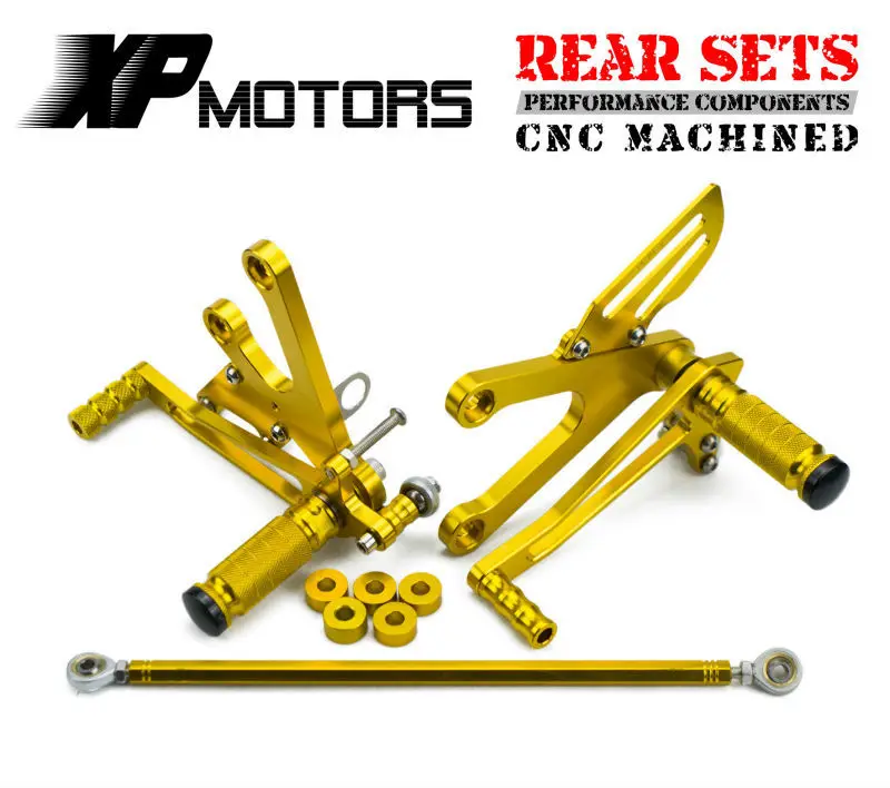 

Gold Adjustable CNC Racing Rearset FootPeg Rear Sets For Honda NSR250R MC21 PGM3 1990 1991 1992 1993