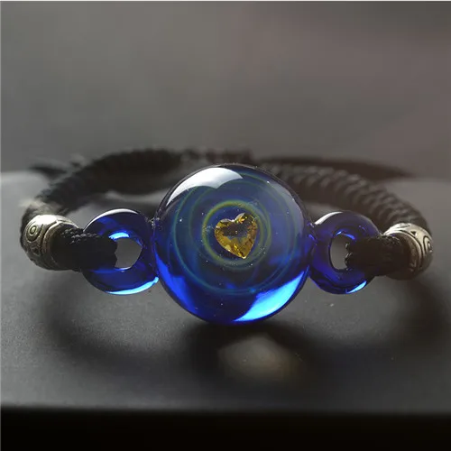 Регулируемый Женский Вселенная Галактический браслет Femme, сердце Вселенная Галактика планета браслет Femme браслеты для девочек - Окраска металла: G152