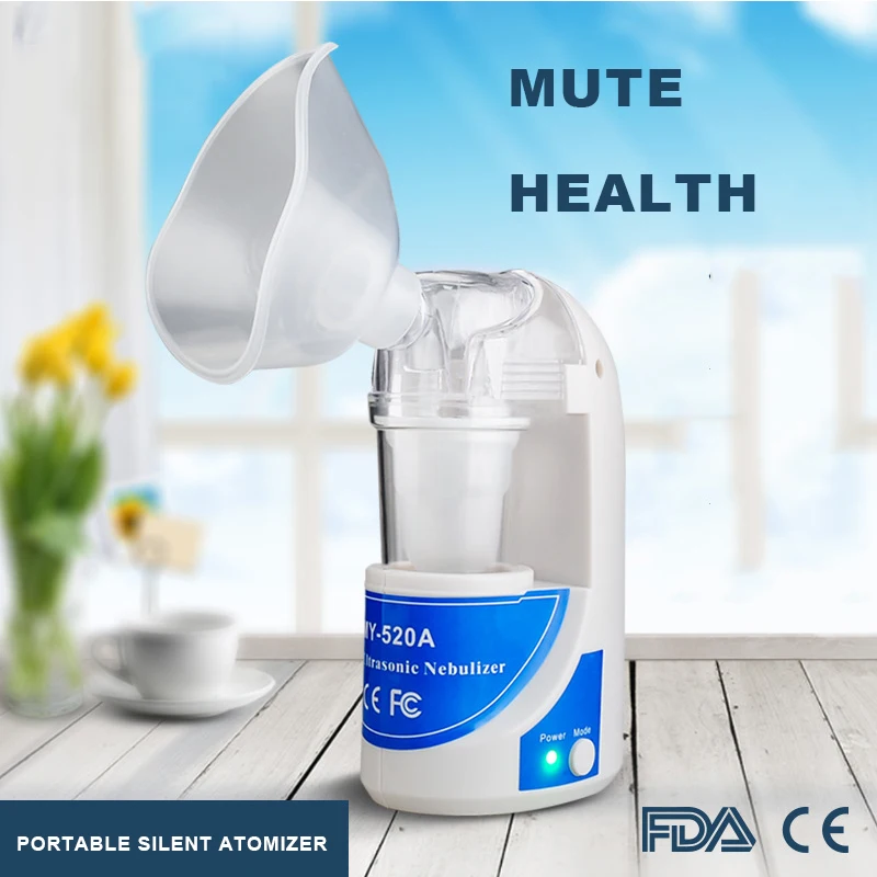  Prcmisemed Mini Handheld Portable Nebulizer Rechargeable USB Cold Mist Inhaler kit for Adult Childr
