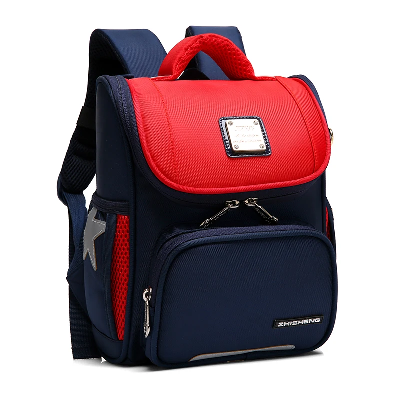 Детские школьные сумки для мальчиков и девочек, водонепроницаемый ортопедический школьный рюкзак для детского сада, школьные сумки, Детская сумка, Mochila escolar - Цвет: small red