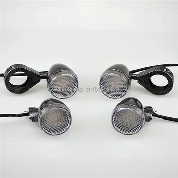 

Motorcycle 39mm LED Turn Signal Indicator Light Relocation Fork Clamp For Harley Dyna Low Rider FXDL Sportster 883 1200 Custom