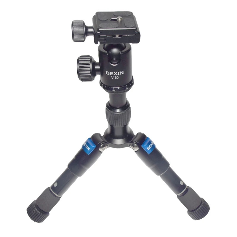 Tripod-BEXIN-M225S-ULTRA-COMPACT-Desktop-Macro-Mini-PortableTripod-Monopod-Kit-with-V-30-Ball-Head