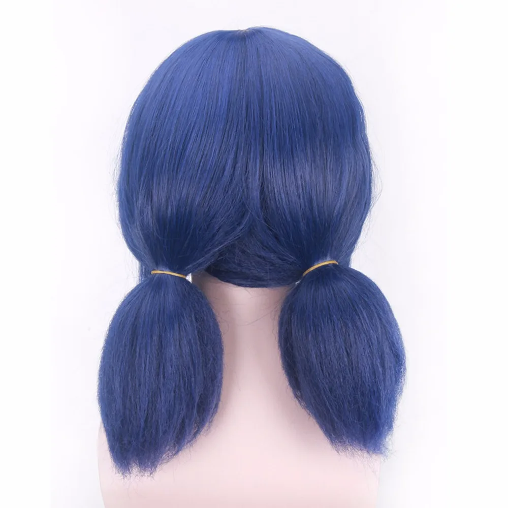 Vevefhuang Wigs Peluca Marinette Girls Women Cosplay Double Ponytail Braids Short Straight Blue Hair -Zentai shop online HTB1yP4kbEo09KJjSZFDq6z9npXaz.jpg
