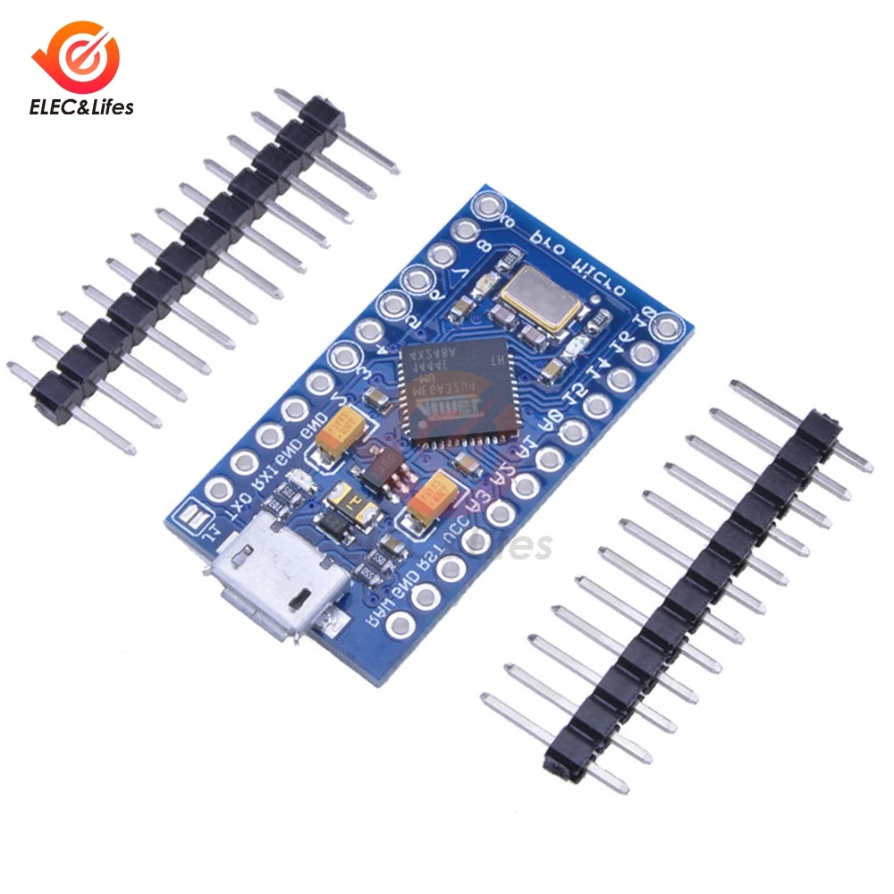 Pro Micro ATmega32U4 3,3 V 8 МГц заменить ATmega328 для Arduino Pro Mini с 2 Row штыревые для Leonardo Mini Usb Интерфейс