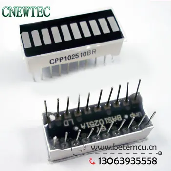 

CPB102510A/BR 10 Segment Red LED Bar-graph Display plane display tube 10PCS/LOT