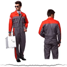 SPARDWEAR мужской осенний Оранжевый Серый Мульти Карманы Спецодежда рабочая одежда с длинным рукавом Комбинезоны