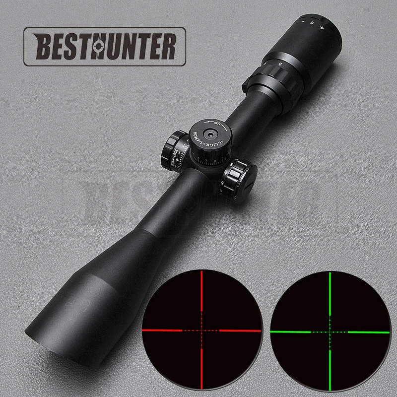 

3-9x40 Adjustable Hunting Green Red Dot Illuminated Tactical Riflescope Reticle Optical Sight Scope for Riflescopes Hunting