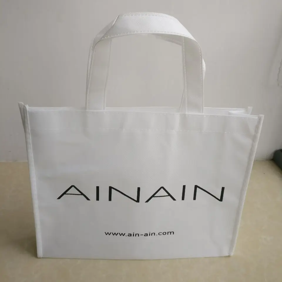 wholesale 1000pcs/lot custom advertised logo recycling bags non-woven fabric shopping bag handbag eco bag free shipping