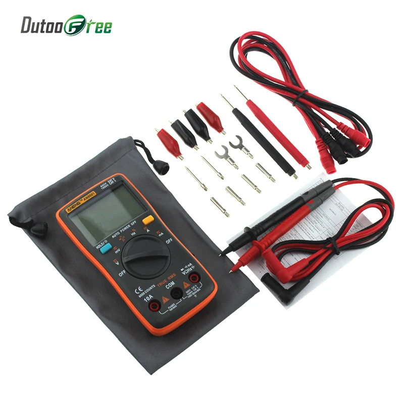 

Multimetro Digital Professional LCD Digital Multimeter 6000 counts Backlight AC/DC Ammeter Voltmeter Ohm Portable Meter