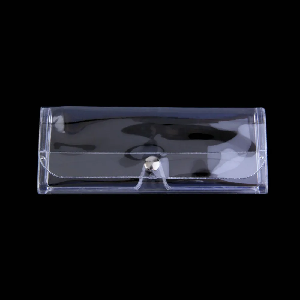 Простая и стильная портативная Прозрачная защитная коробка для чехла для очков с откидной крышкой