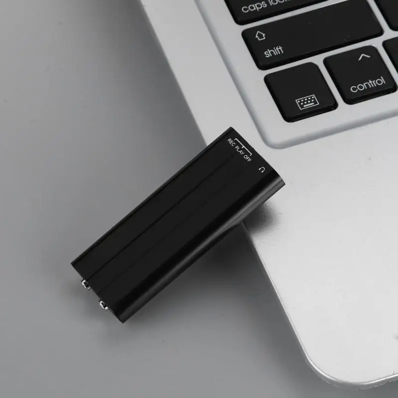 Мини-клип Профессиональный USB записывающая ручка 8 Гб Голосовая активация цифровой Аудио Диктофон MP3 музыкальный плеер