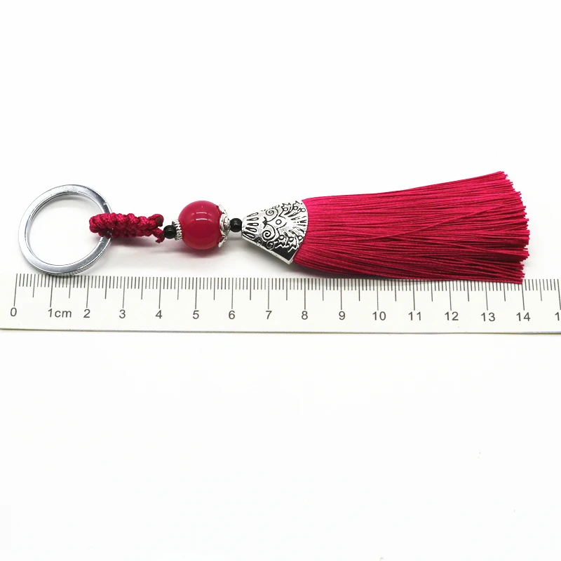 20Pcs Fashion Mixed Color Satin Silk Tassel 14CM Long Tassels For Keychain Cellphone Straps Jewelry Charms Accessories 20Pcs Fashion Mixed Color Satin Silk Tassel 14CM Long Tassels For Keychain Cellphone Straps Jewelry Charms Accessories