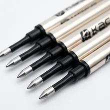 5 шт./кор. Kaco роллер пополнения международных Стандартный 0,5 мм черные чернила для заправки Роллер/вход ручки школьные канцелярские принадлежности